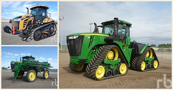 Agricutlure Machines Farm equipment sold at Ritchie Bros.